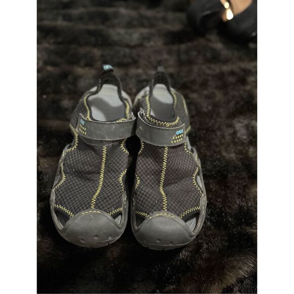 CROCS 15041 SwiftWater Mesh Fisherman Deck Sandals Water Shoes Size 11 Men main image 5